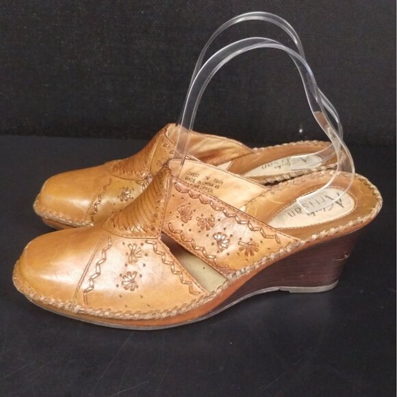 Clarks Artisan C. Women's Brown Shoes/Mules/Wedges Sz7 SKU 3151 - Picture 3 of 6